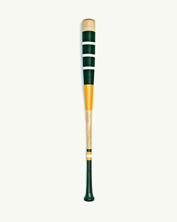 All-American Baseball Bat Green & Yellow All-American Baseball Bat Green & Yellow