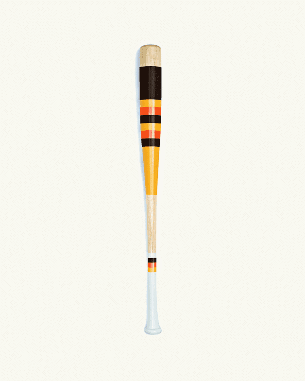 All-American Baseball Bat Brown, Orange & Yellow All-American Baseball Bat Brown, Orange & Yellow