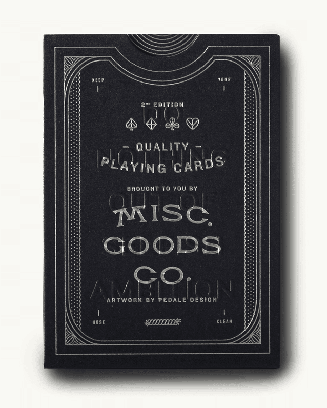 Ace Playing Cards Deck Black Ace Playing Cards Deck Black