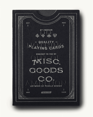 Ace Playing Cards Deck Black
