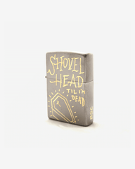 Shovelhead Hand-Engraved Zippo Lighter