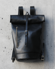 Moto Rolltop Backpack Noir
