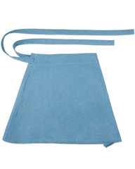 Trinity Denim Overall Dress with Removable Skirt Marine