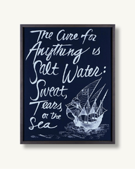 Salt Water Cure Art Print