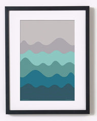 Making Waves Oceanside Art Print