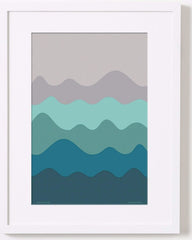 Making Waves Oceanside Art Print