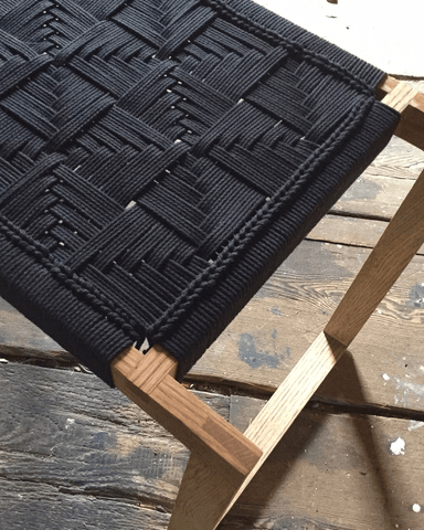 Fireside Stool Black