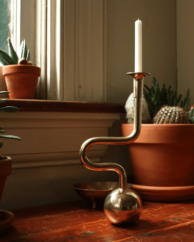 Horn Candle Holder