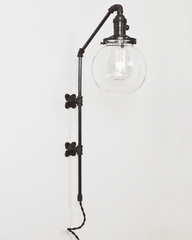 Brass Pipe Sconce