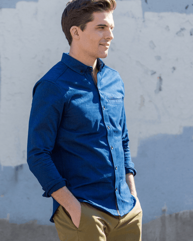 Badass Shirt Indigo Rinse