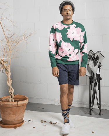 Petunia Printed Sweatshirt