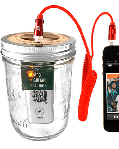 Pre-Built Mason Jar Speaker