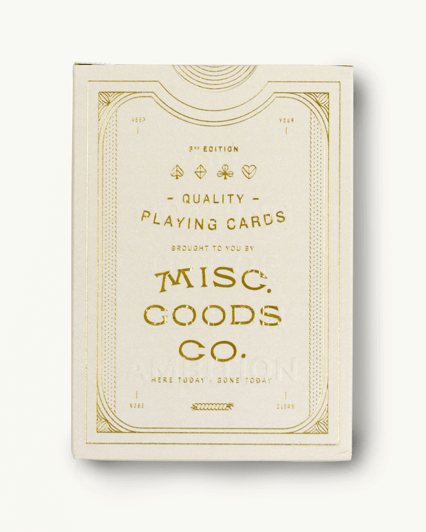 Ivory Playing Cards Deck