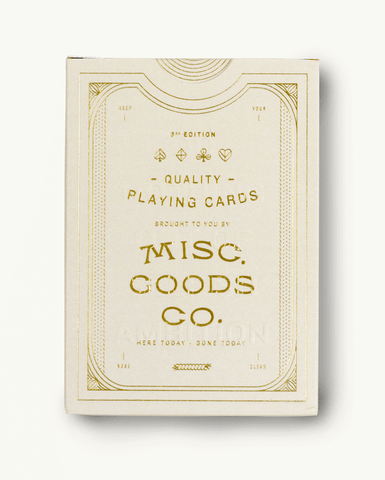 Ivory Playing Cards Deck