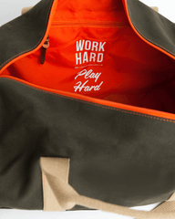 Work Hard, Play Hard Duffel Bag