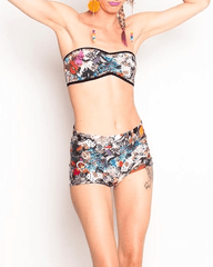 Dancing Queen Booty Swim Shorts WTF Print