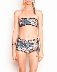 Dancing Queen Booty Swim Shorts WTF Print